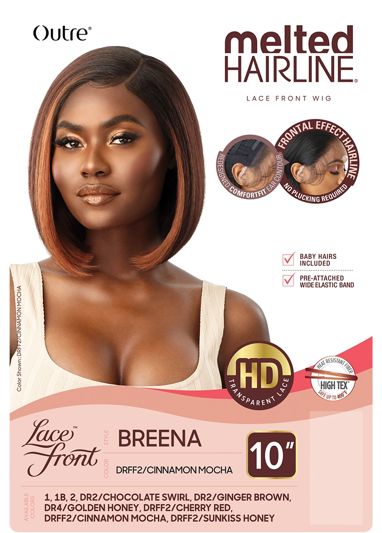 Outre melted hair line lace wig. Breena.