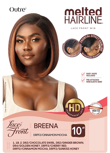 Outre melted hair line lace wig. Breena.