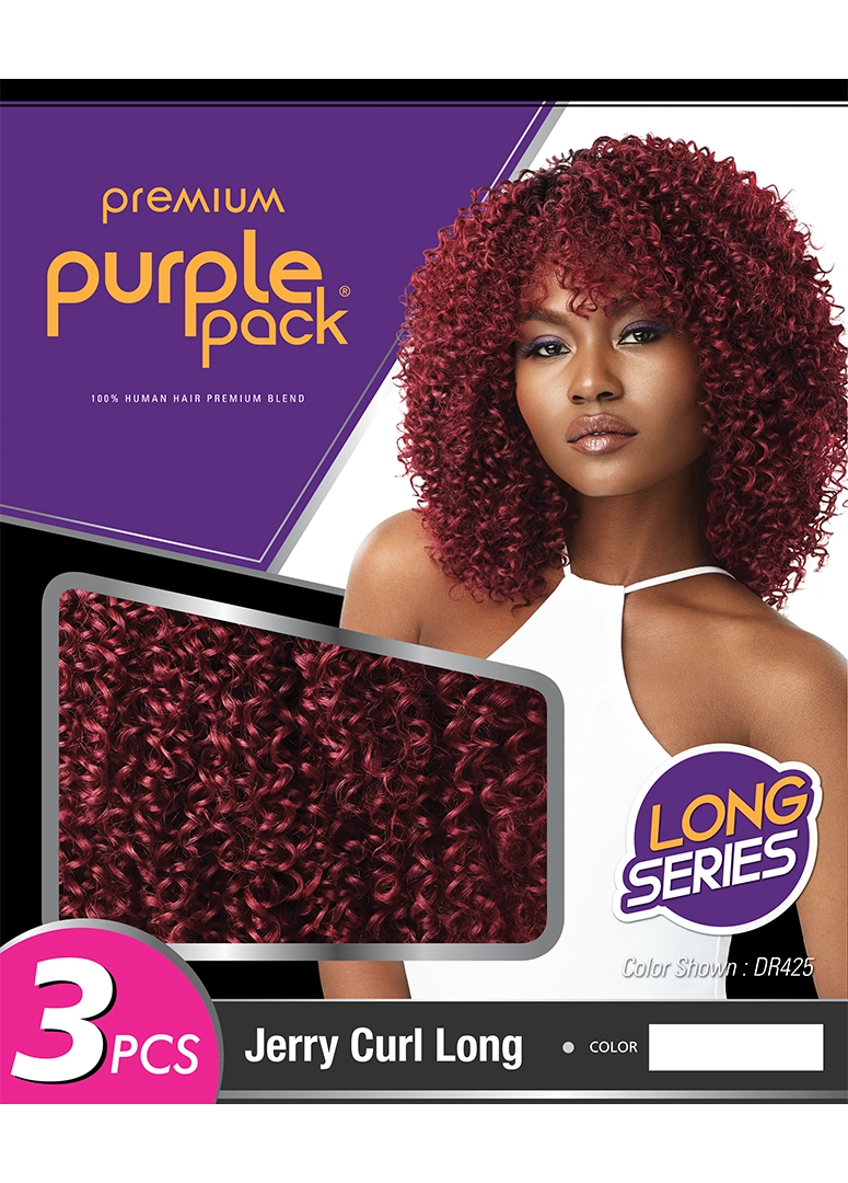 Outre purple pack long 3pcs- JERRY CURL LONG