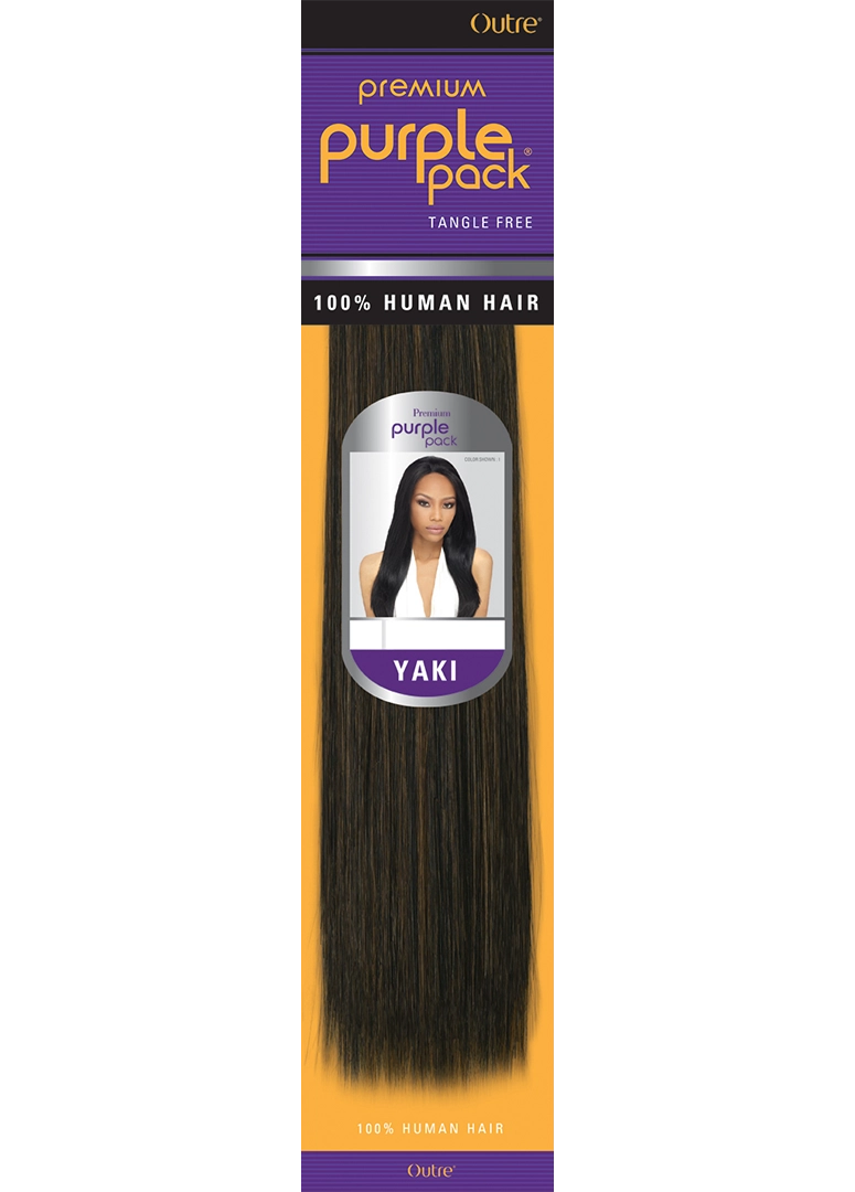 Outre Premium Purple Pack Yaki Human Hair