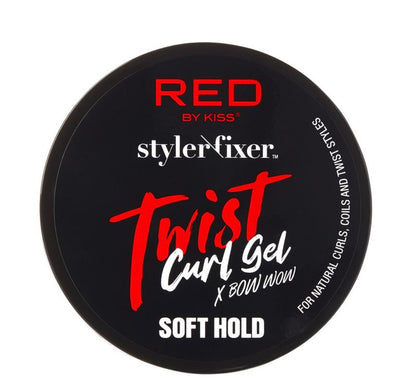 Red by Kiss Styler Fixer Twist Curl Gel X Bow Wow Soft Hold 6oz