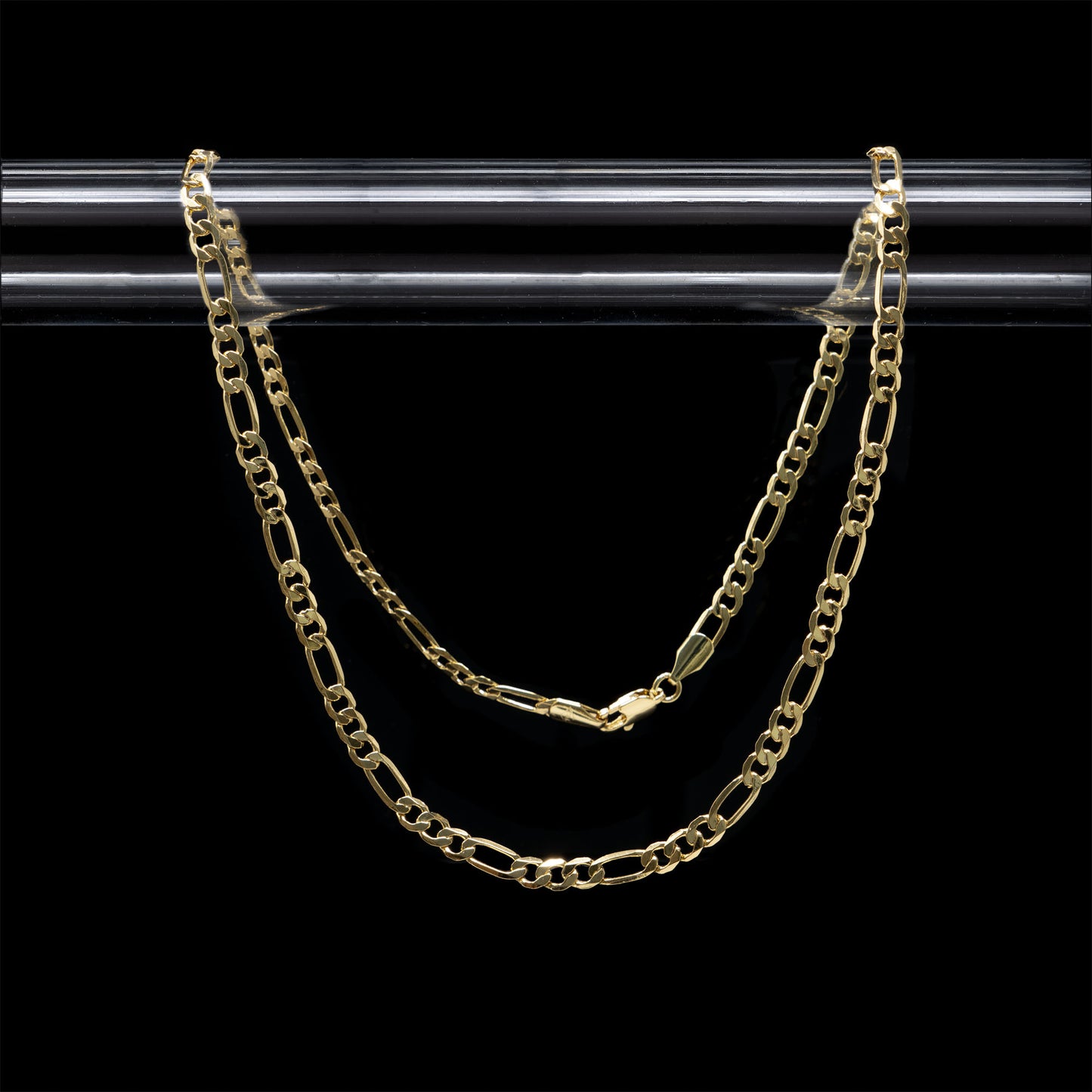 C & L chain necklace gold 4mm 20“. CN30420G