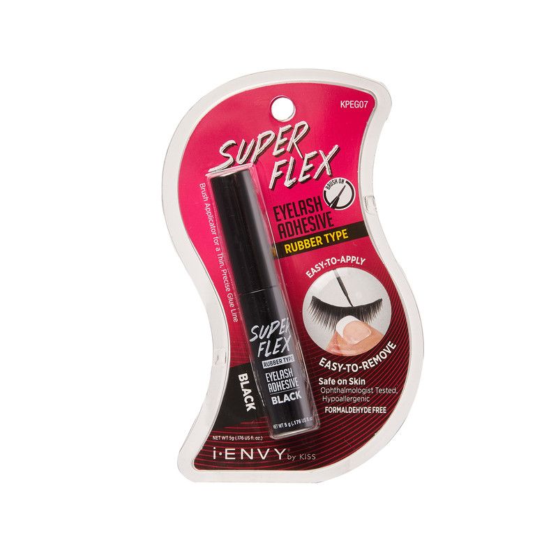 Kiss super flex eyelash adhesive. Black. Kpeg07