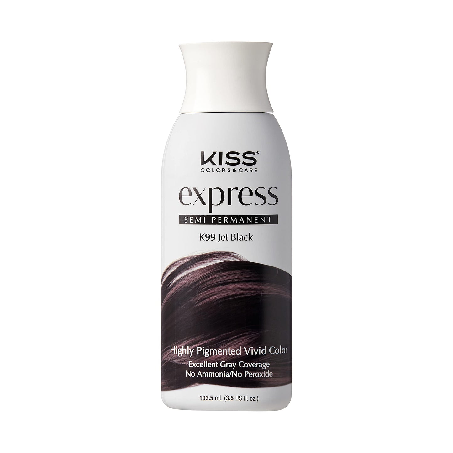 Kiss Express color Jet Black 3.5 oz