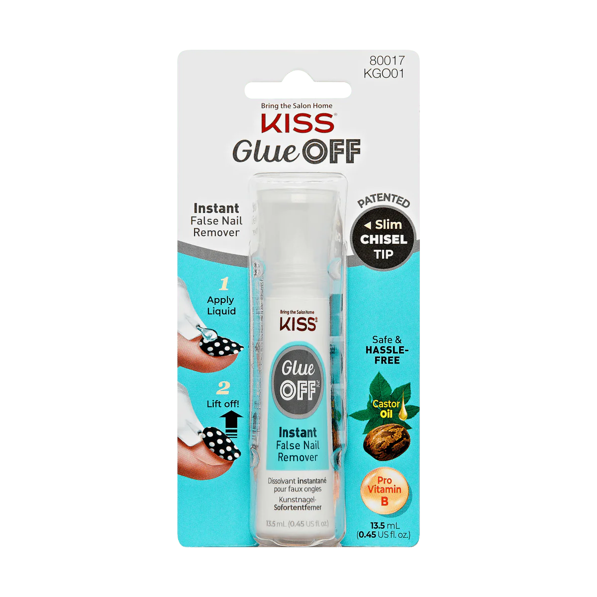 Kiss glue off false nail remover. KGO01