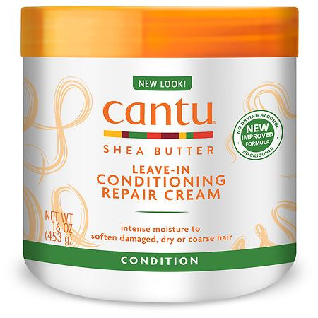 Cantu Shea Butter Leave-In Conditioning Repair Hair Cream - 16oz -