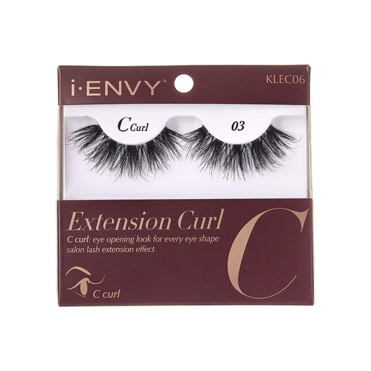 I ENVY extension curl lashes. KLEC06