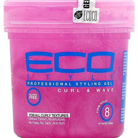 Eco styling gel. Pink 16oz