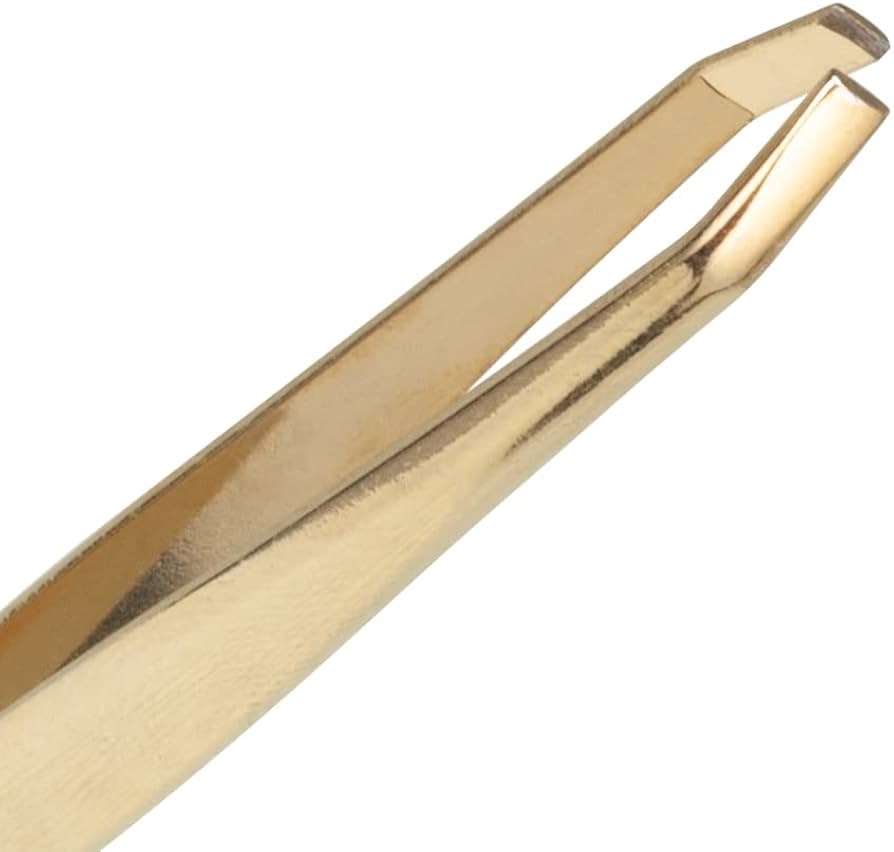 The TrueStyles Tweezers Gold & Bluemetal