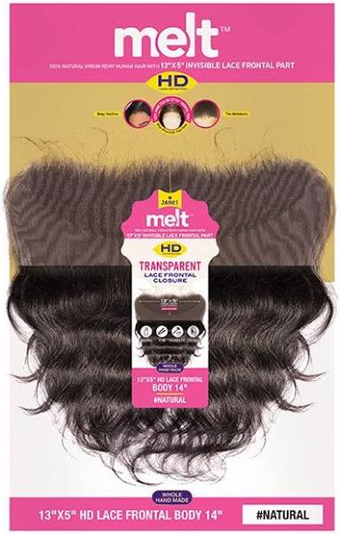 Janet collection Melt 13X5 HD LACE FRONTAL BODY. NATURAL