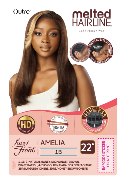 OUTRE MELTED HAIRLINE LACE FRONT WIG. AMELIA