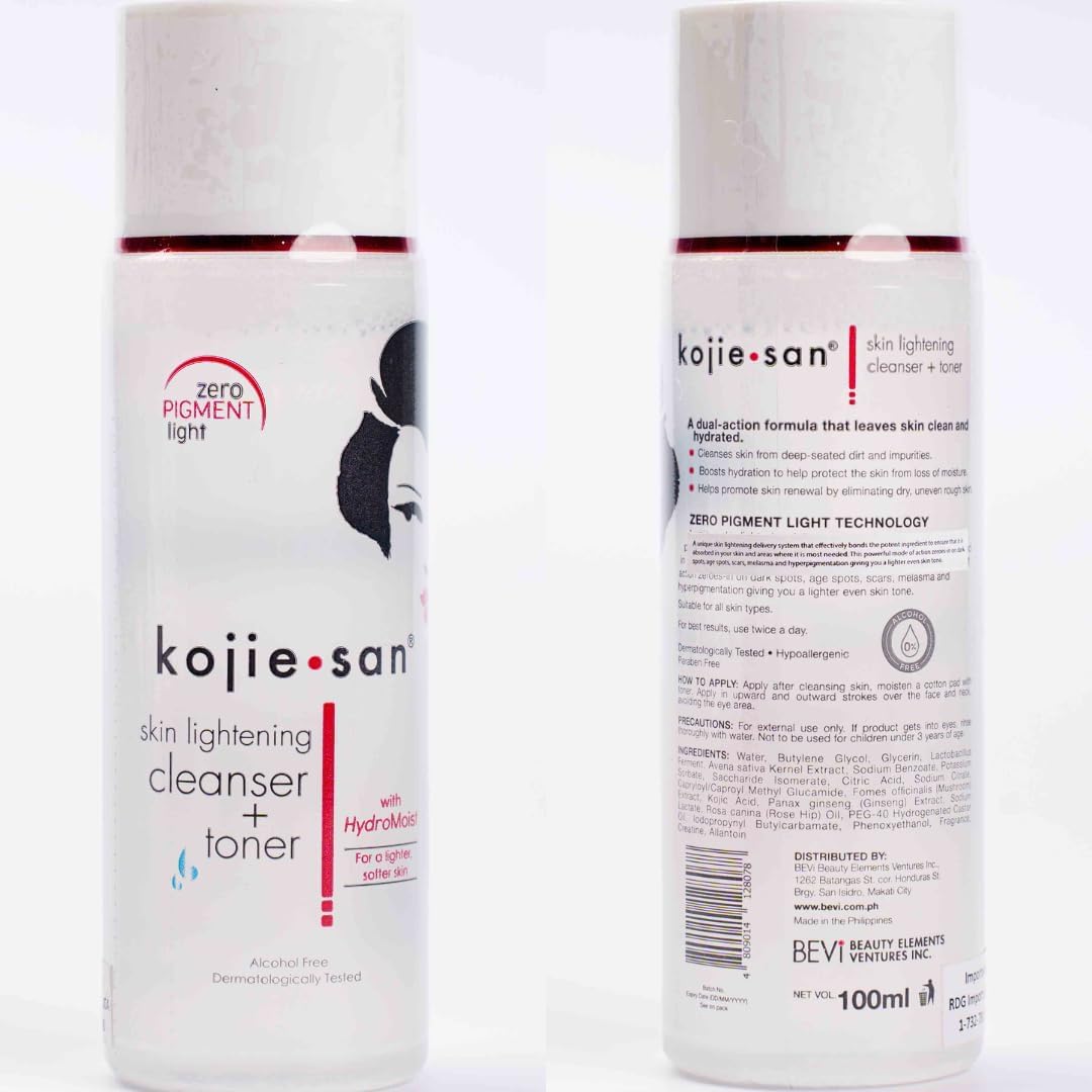 KOJIE SAN SKIN LIGHTENING CEANSER + toner. 100ml