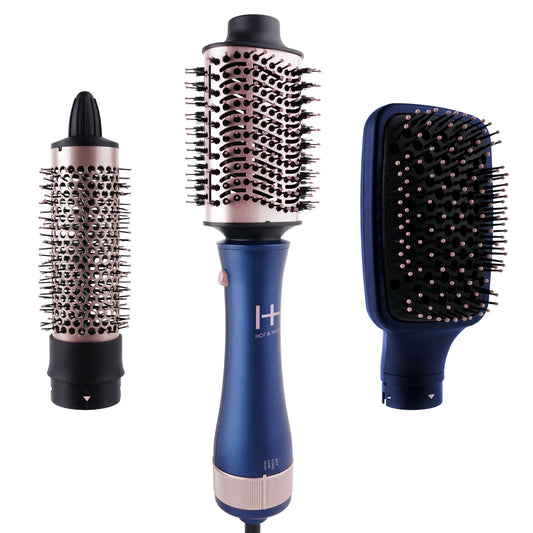 Annie hot & hotter all in one interchangeable hair dryer brush set. #5913