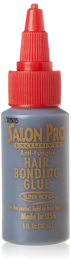 Salon Pro hair bonding glue. 1oz Black