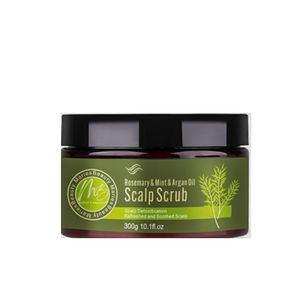 Marie's Beauty Rosemary, mint & argan oil scalp scrub