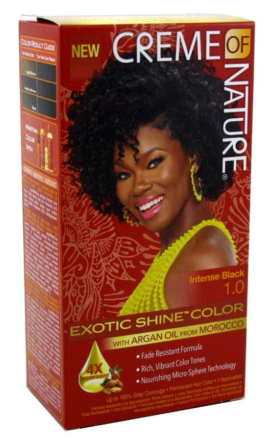 Creme of nature permanent hair color. EXOTIC SHINE