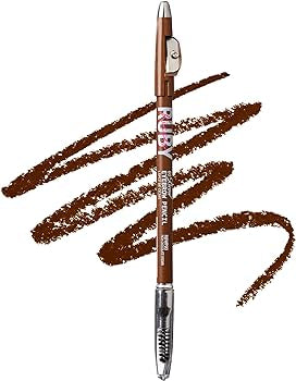 Ruby Kiss Eyebrow Pencil. Rich chocolate brown