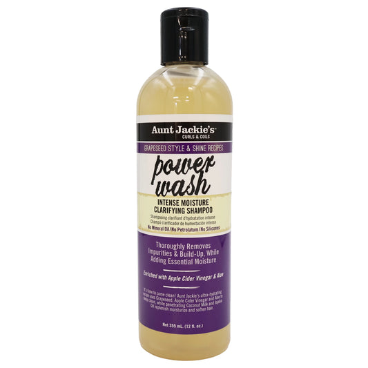 Aunt Jackie's Grape power wash intense moisture clarifying shampoo