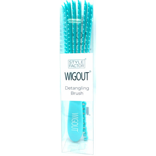 Edgebooster wigout Detangling Brush. Blue