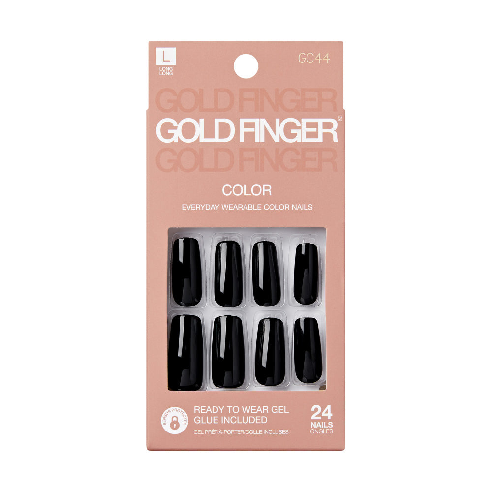 Gold finger Trendy nails. GC44