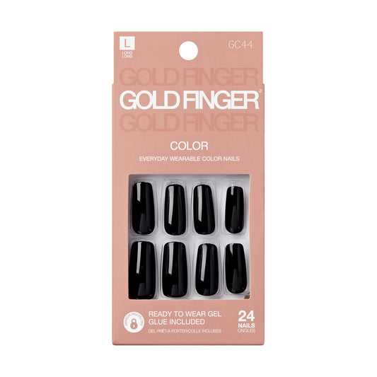 Gold finger Trendy nails. GC44