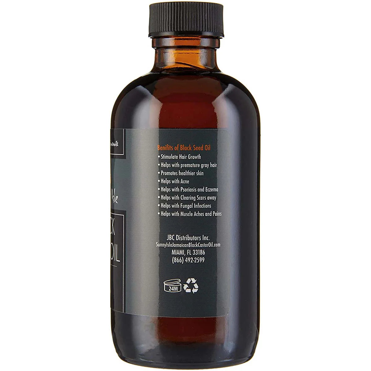 Sunny Isle Black Seed Oil.