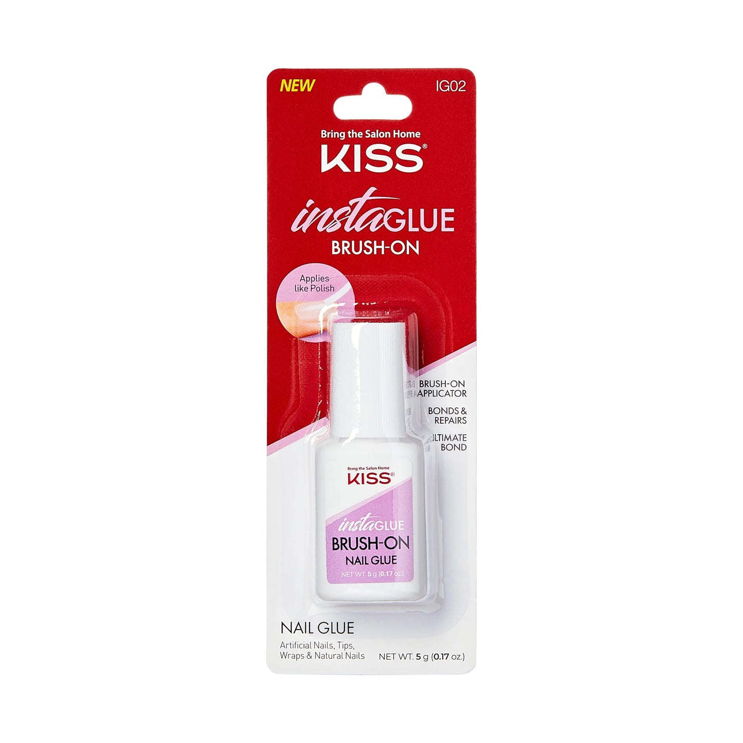 Kiss brush on gel glue