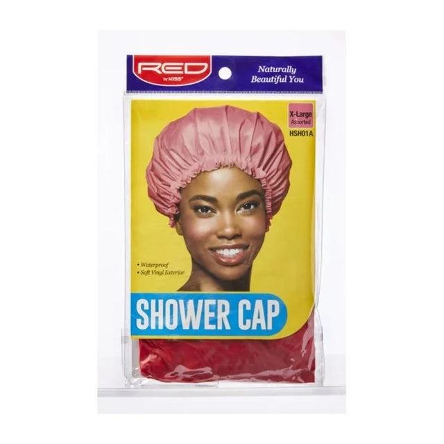 Red shower cap. Assorted.  HSH01A