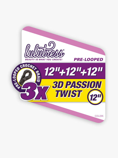 Sensationnel Lulutress 3X 3d passion twist