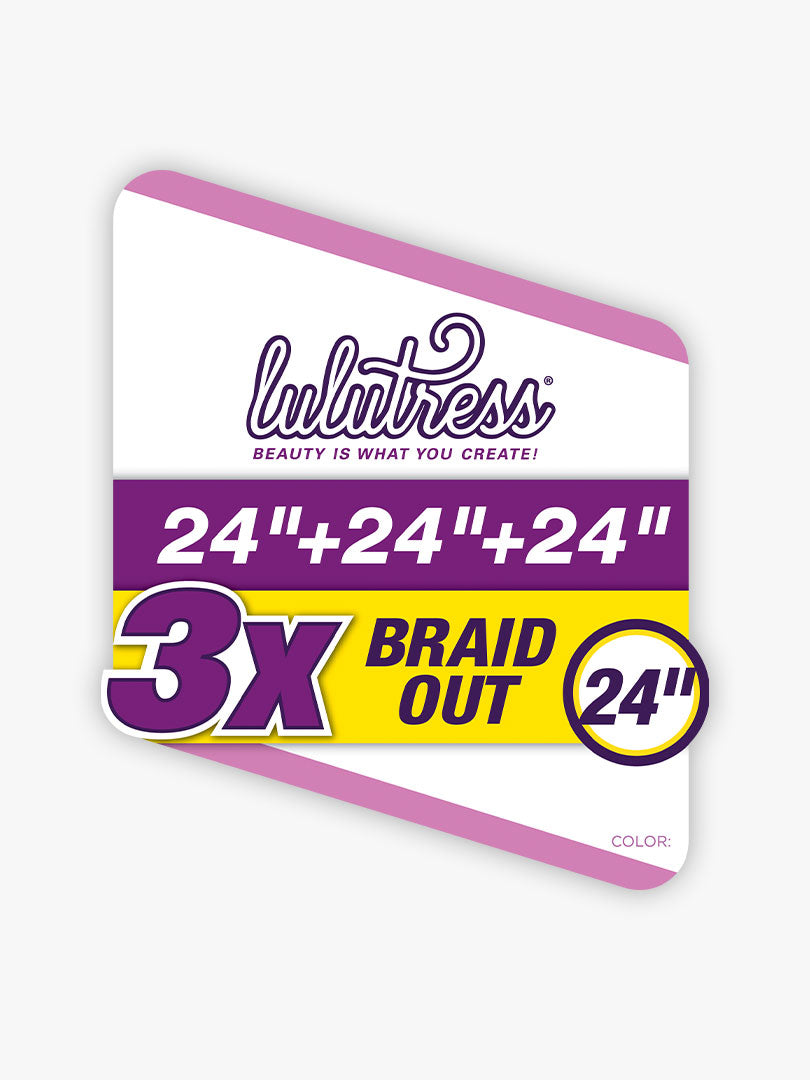 Sensationnel Lulutress 3X braid out 24"