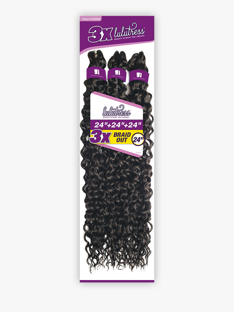 Sensationnel Lulutress 3X braid out 24"