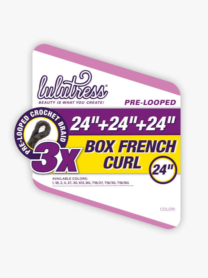 Sensationnel 3x  lulutress box French curl 24"