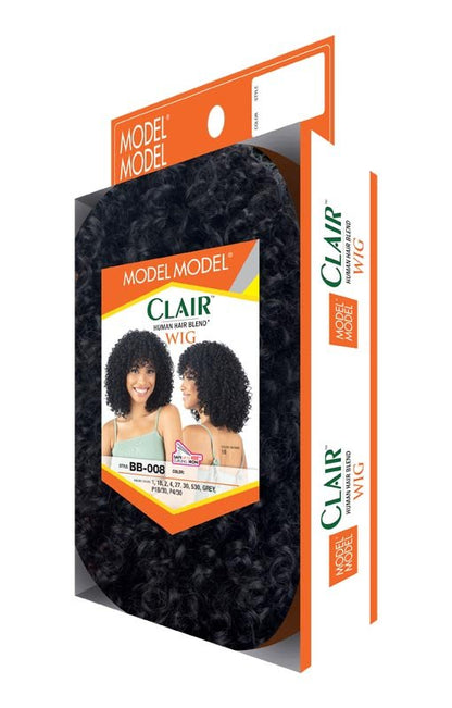 Model model Clair Human Hair Blend wig .Bb-008