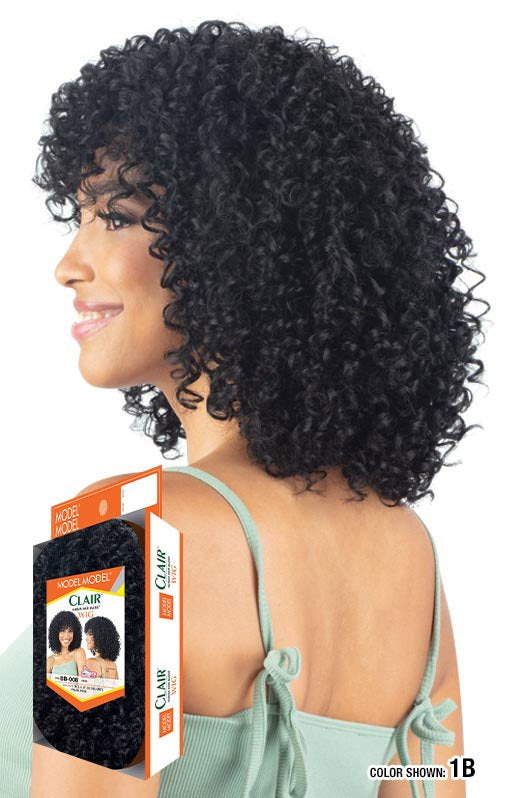 Model model Clair Human Hair Blend wig .Bb-008