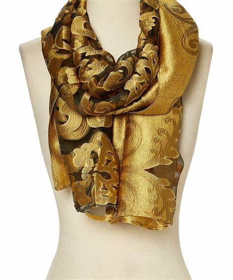 Golden Stella scarfs