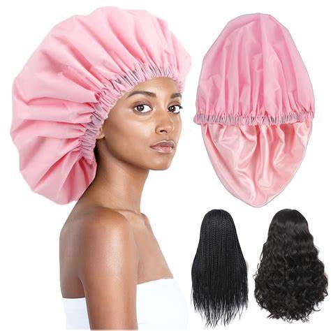 Fauna braid shower cap-Pink