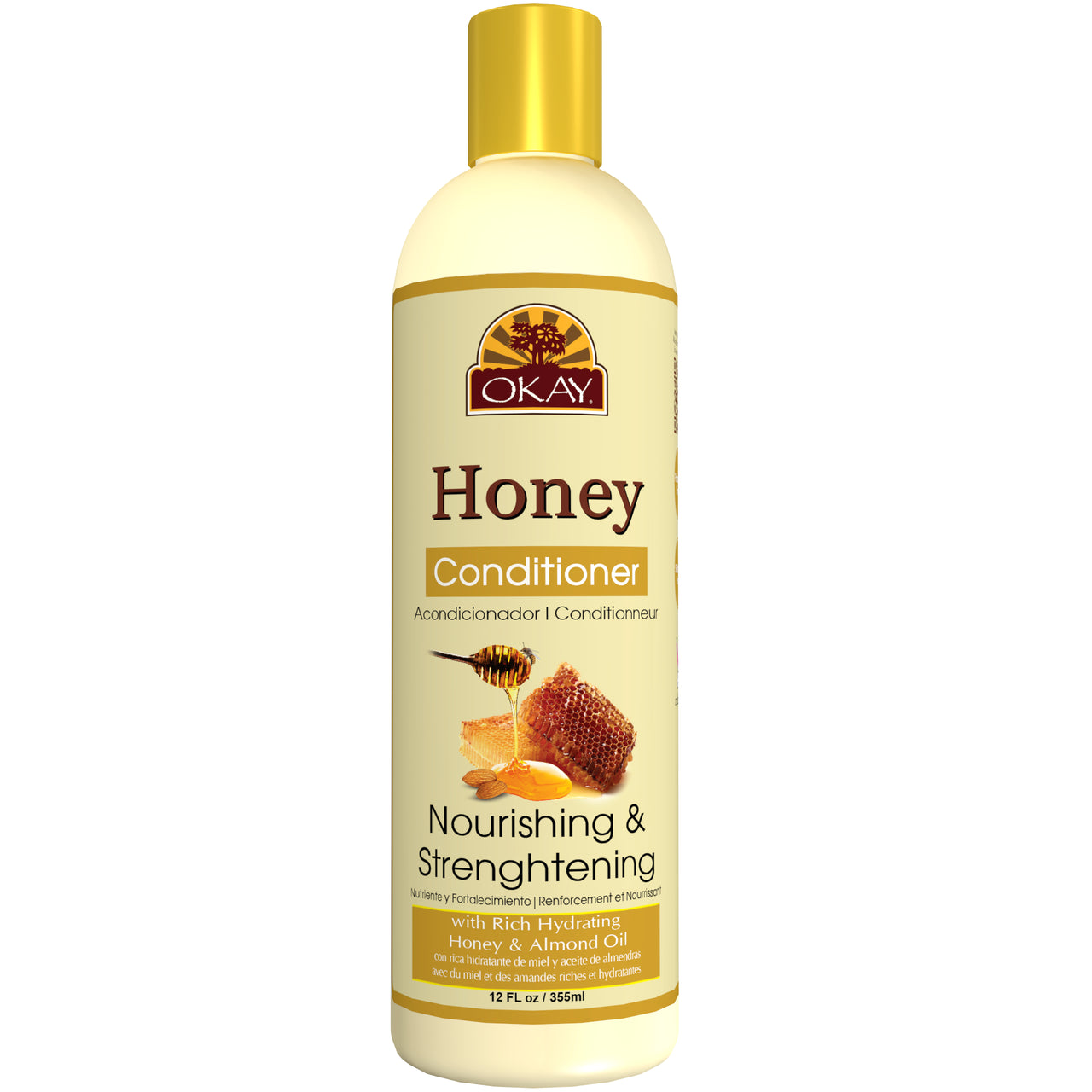 OKAY HONEY NOURISHING and STRENGTHENING CONDITIONER 12oz