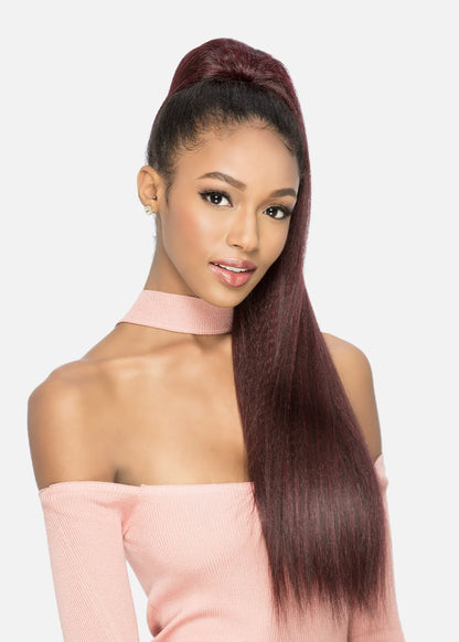 VIVICA FOX DRAWSTRING PONYTAIL. PB-ROSE