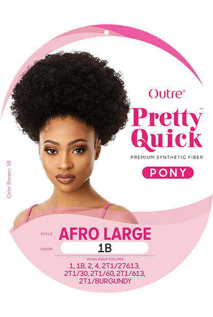 Outre pretty quick pony Afro large