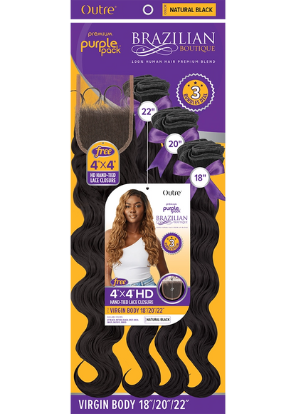 Outre virgin body wave 18"20"22" Human Hair Blend