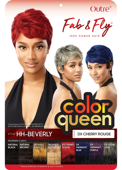 Outre fab & fly full cap wig. Color queen. Beverly