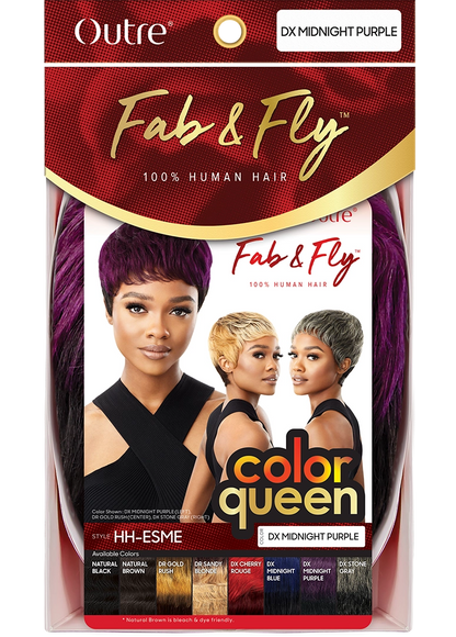 Outre fab & fly full cap wig. Color queen. ESME