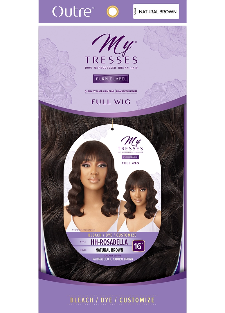 Outre Mytresses purple label full cap wig. HH Rosabella