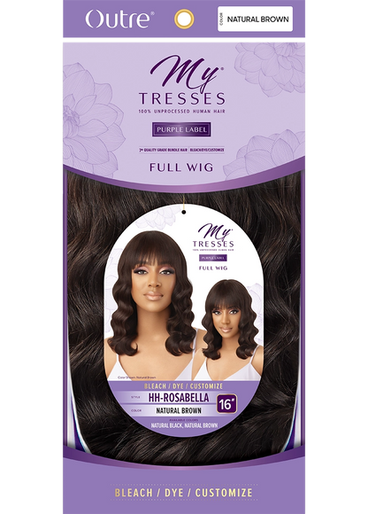 Outre Mytresses purple label full cap wig. HH Rosabella