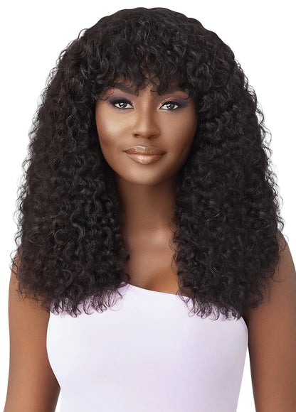 Outre Mytresses purple label full cap wig. W&W HH NATURAL CURLY 20”