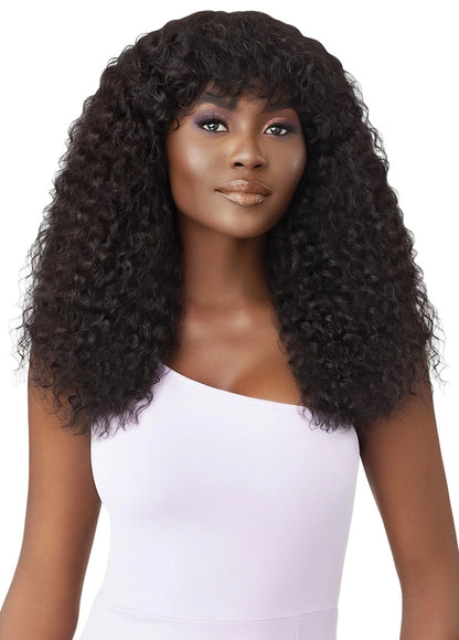 Outre Mytresses purple label full cap wig. W&W HH NATURAL CURLY 20”