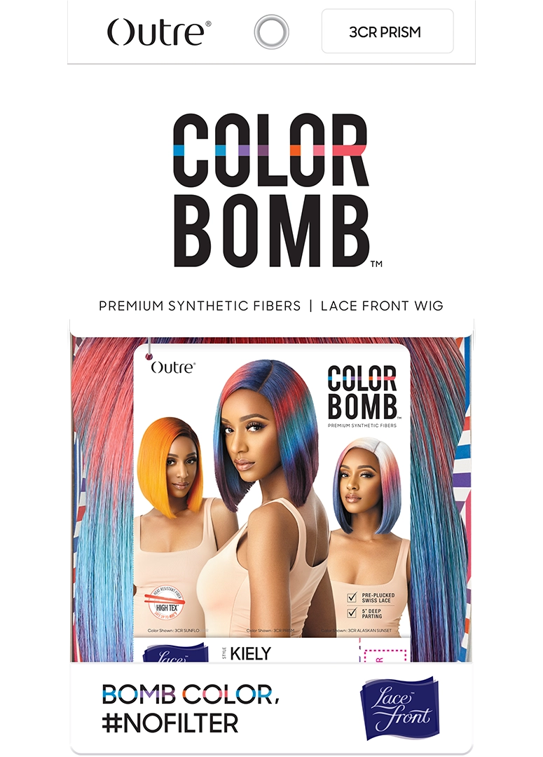 Outre color bomb lace front wig. Kiely