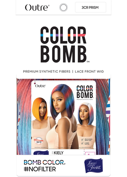 Outre color bomb lace front wig. Kiely