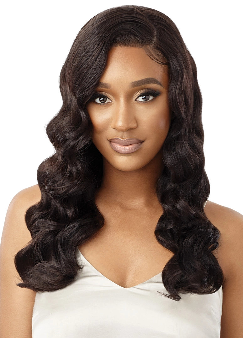 Mytresses black label. Lace. wig.  13x4.  Virgin body 22”  NATURAL Black