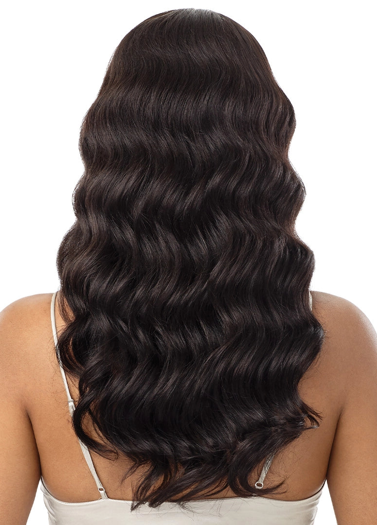 Mytresses black label. Lace. wig.  13x4.  Virgin body 22”  NATURAL Black